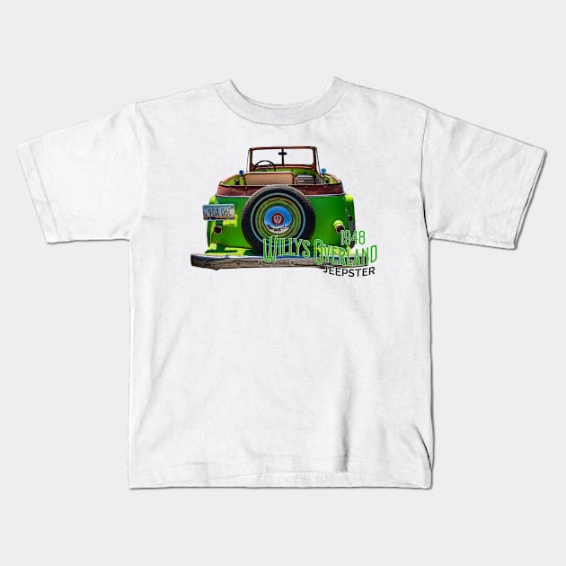 1948 Willys Overland Jeepster Kids T-Shirt by Gestalt Imagery